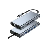 هاب کومبو پی نت مدل T-1101 با ۴ پورت USB و کارت‌خوان SD/TF/MS - تصویر 3