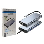 هاب کومبو پی نت مدل T-1101 با ۴ پورت USB و کارت‌خوان SD/TF/MS - تصویر 4