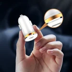 شارژر فندکی 27 وات الدینیو مدل C22Q به همراه کابل USB-C - تصویر 4