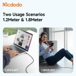 کابل تبدیل لایتنینگ به USB-C مک دودو مدل CA2850 طول ۱.۲ متر - تصویر 3