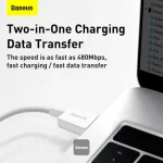 کابل تبدیل USB به USB-C باسئوس مدل Superior Series CATYS-A 6A 66W طول 2 متر - تصویر 9