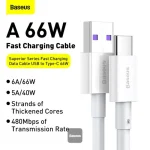 کابل تبدیل USB به USB-C باسئوس مدل Superior Series CATYS-A 6A 66W طول 2 متر - تصویر 10