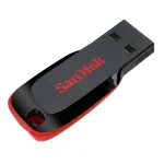 فلش مموری سن دیسک مدل Cruzer Blade CZ50 ظرفیت 32 گیگابایت با رابط USB 2.0، سرعت انتقال 480 مگابیت بر ثانیه، قابلیت رمزگذاری اطلاعات و بدنه مقاوم در برابر لک و اثر انگشت - تصویر 2