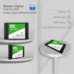 اس اس دی اینترنال SATA III وسترن دیجیتال مدل Green ظرفیت 240 گیگابایت - تصویر 8